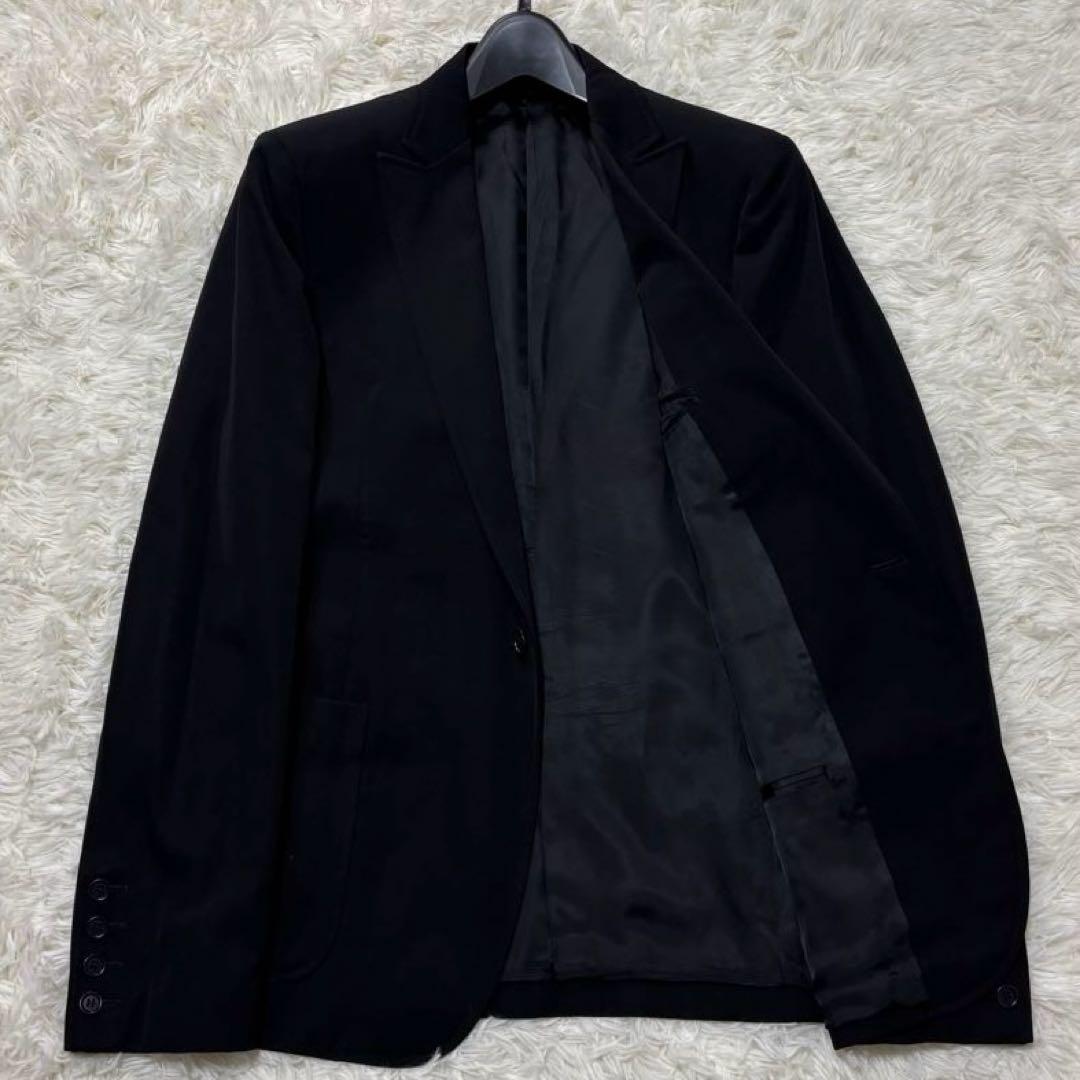 COSTUME NATIONAL HOMME ブラック1B シングル スーツ48