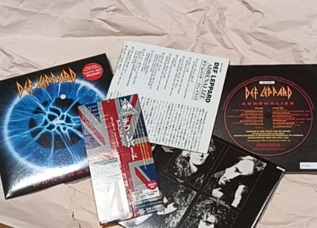 DEF LEPPARD デフレパード　紙ジャケット　5枚セット
