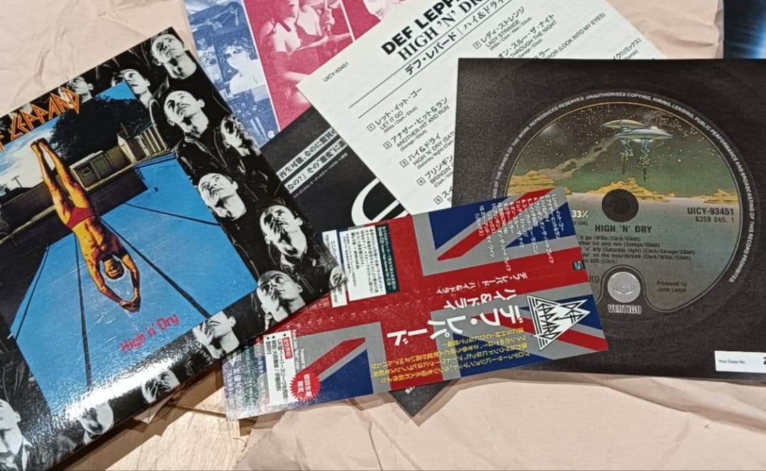 DEF LEPPARD デフレパード　紙ジャケット　5枚セット