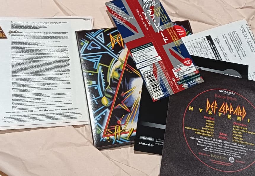 DEF LEPPARD デフレパード　紙ジャケット　5枚セット