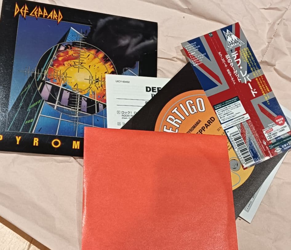 DEF LEPPARD デフレパード　紙ジャケット　5枚セット