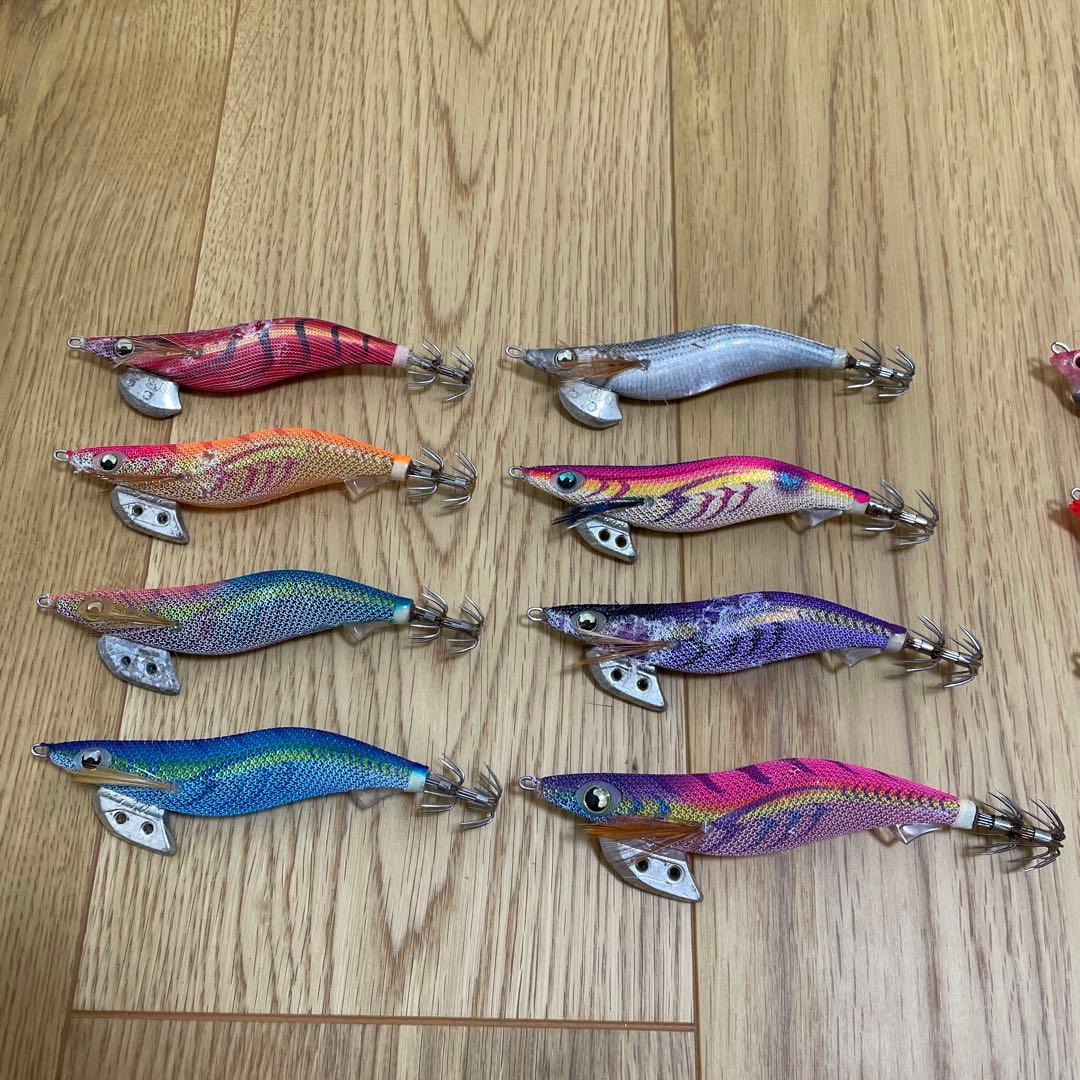 エギ 3号 メーカー色々 21個セット ケース2個付