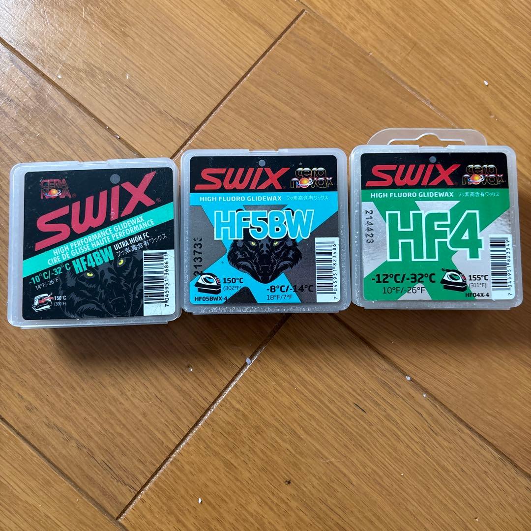 SWIX ハイフルオログライドワックスセット