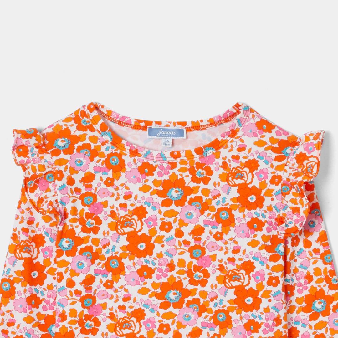 Jacadi 水着　ラッシュガード　日焼け予防　リバティ　110 120 6歳