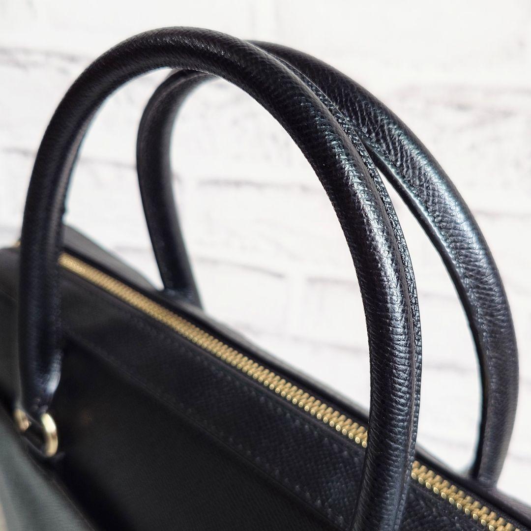 コーチ 2way ショルダーバッグ A4収納可能 ビジネス 斜め掛け 黒