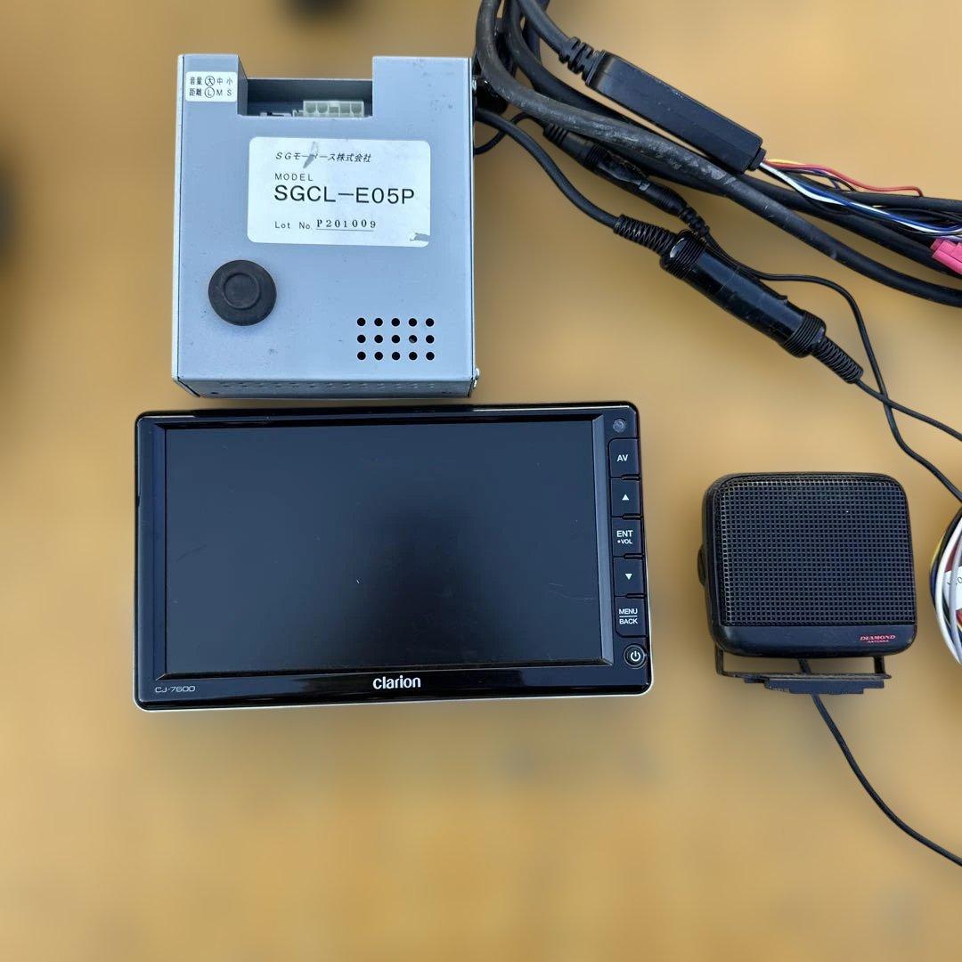 CJ-7600 クラリオン リアビューモニター