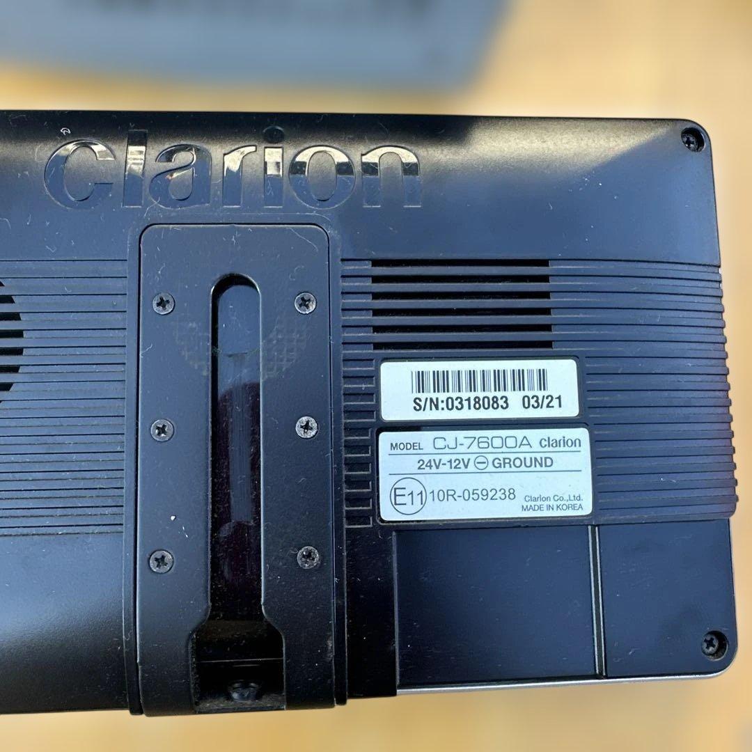 CJ-7600 クラリオン リアビューモニター