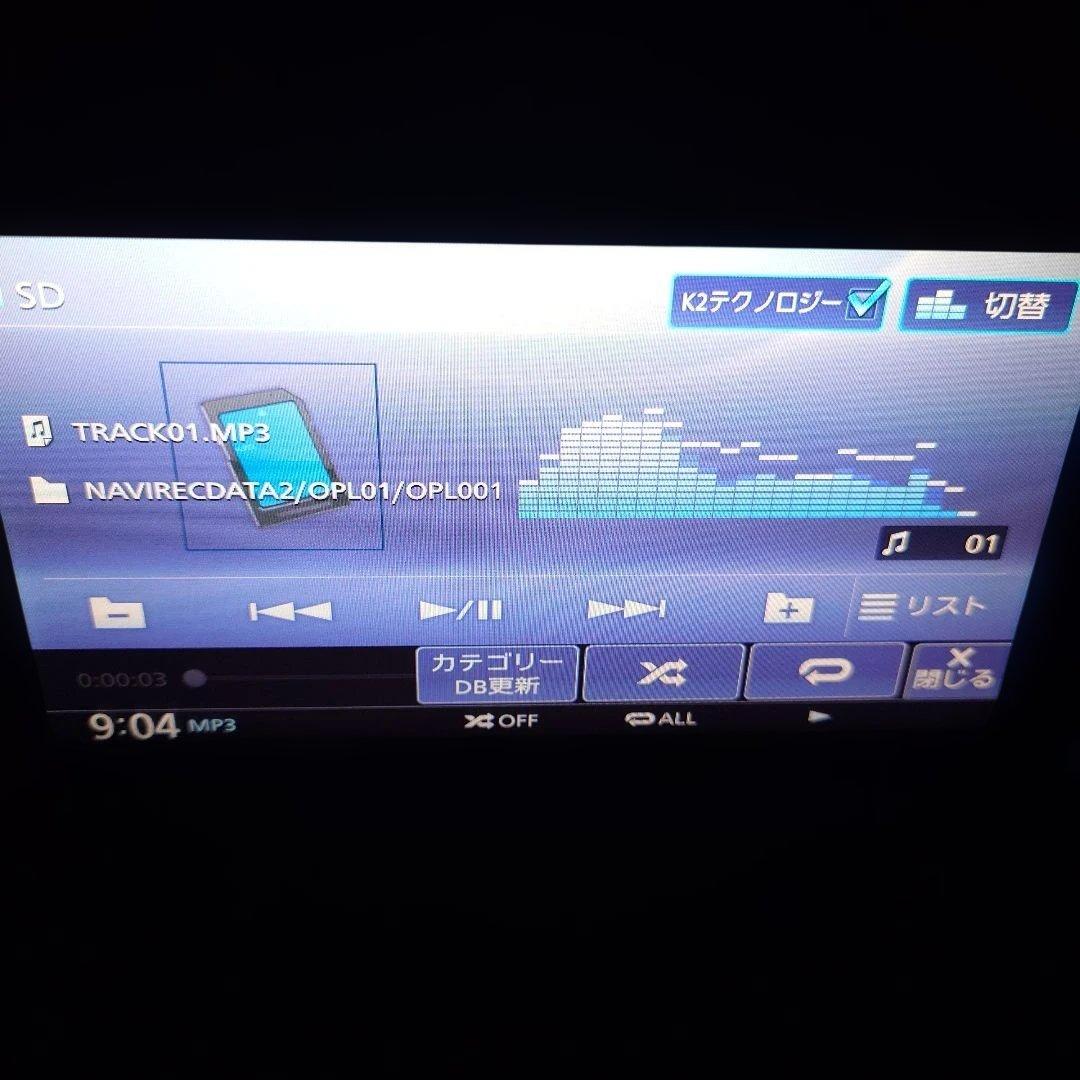 t*a様 KENWOOD MDV-L504W 中古ナビ CD/DVD/Bluet