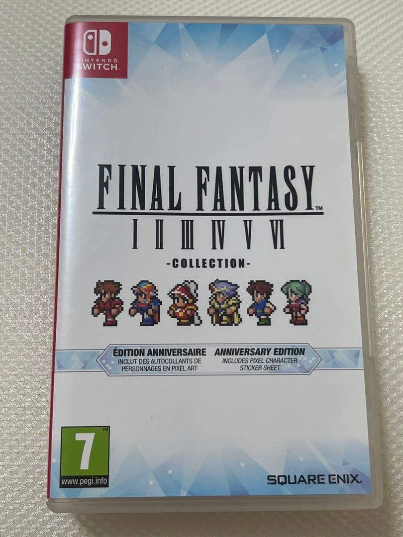 ファイナルファンタジー　ピクセルリタスター　スイッチ　欧州版　シール付き　FF