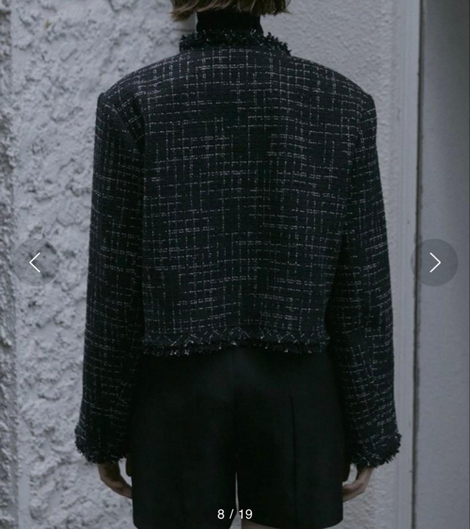 LECIELBLEU Lustro Tweed Jacket ルシェルブルー