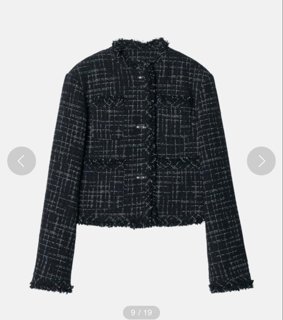 LECIELBLEU Lustro Tweed Jacket ルシェルブルー