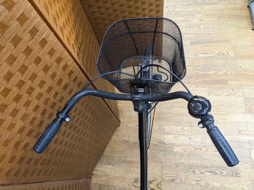 U075 普通自転車　26インチ　ブラック　シンプル