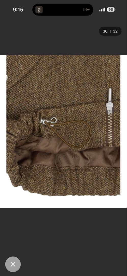 Ameri UND TWEED WORK DETAIL BLOUSON アウター