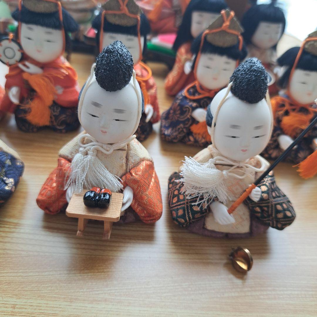 木目込雛人形15体