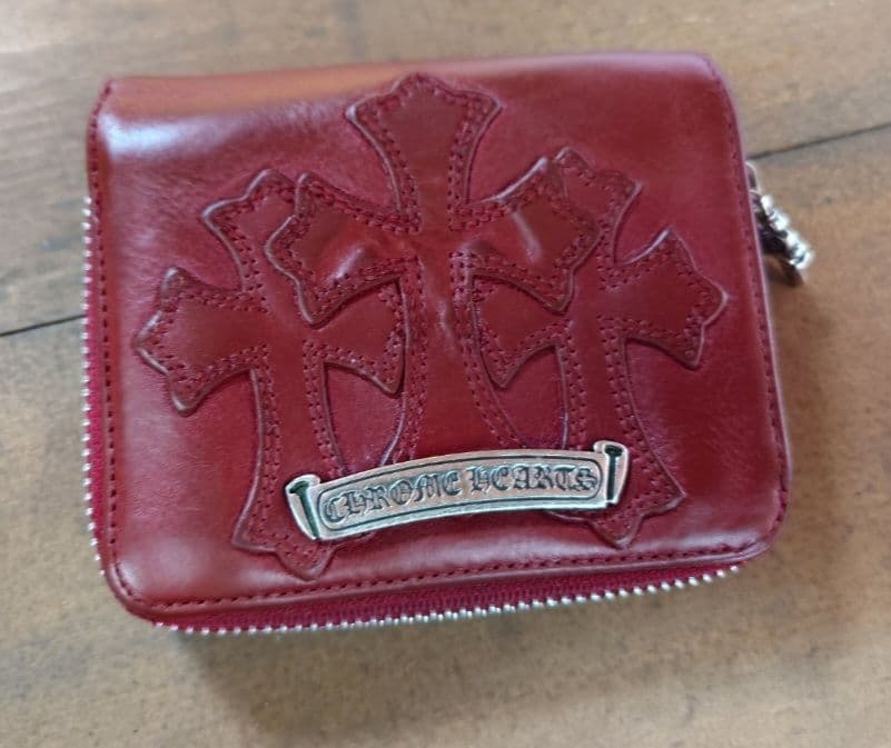 クロムハーツ　スクエアジップビルウォレット『カスタム』　財布　激レア