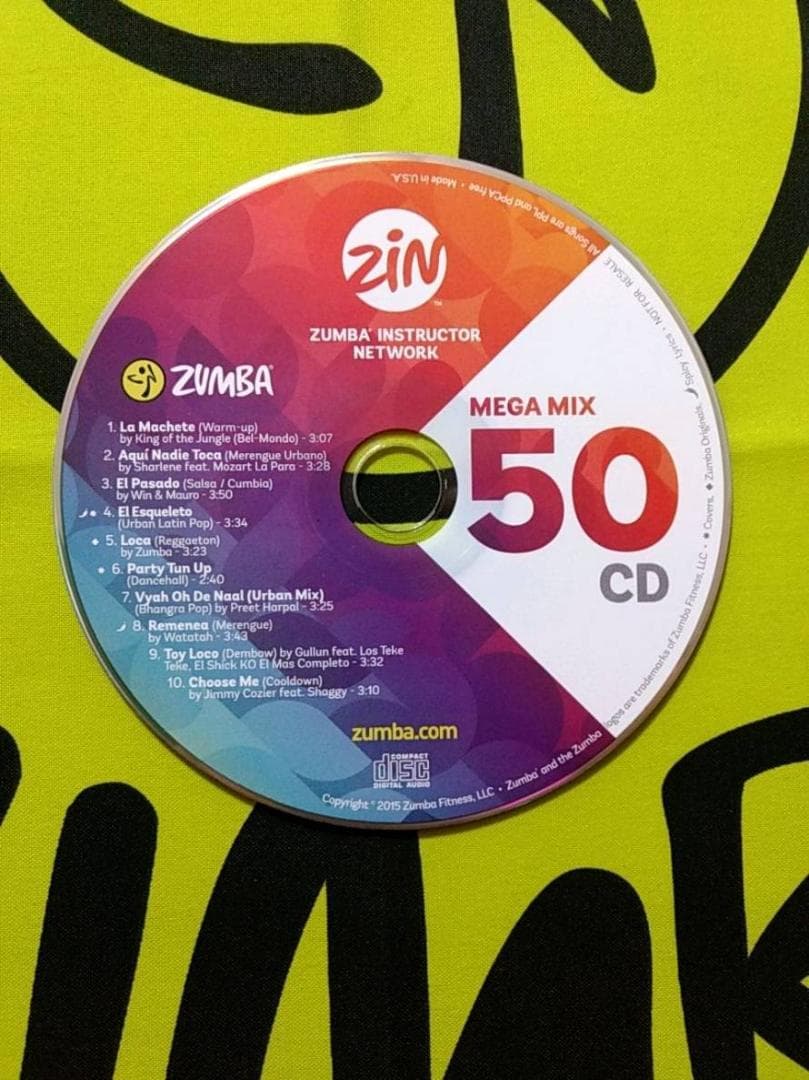 ZUMBA　ズンバ　MEGAMIX21～MEGAMIX50　CD　30枚セット