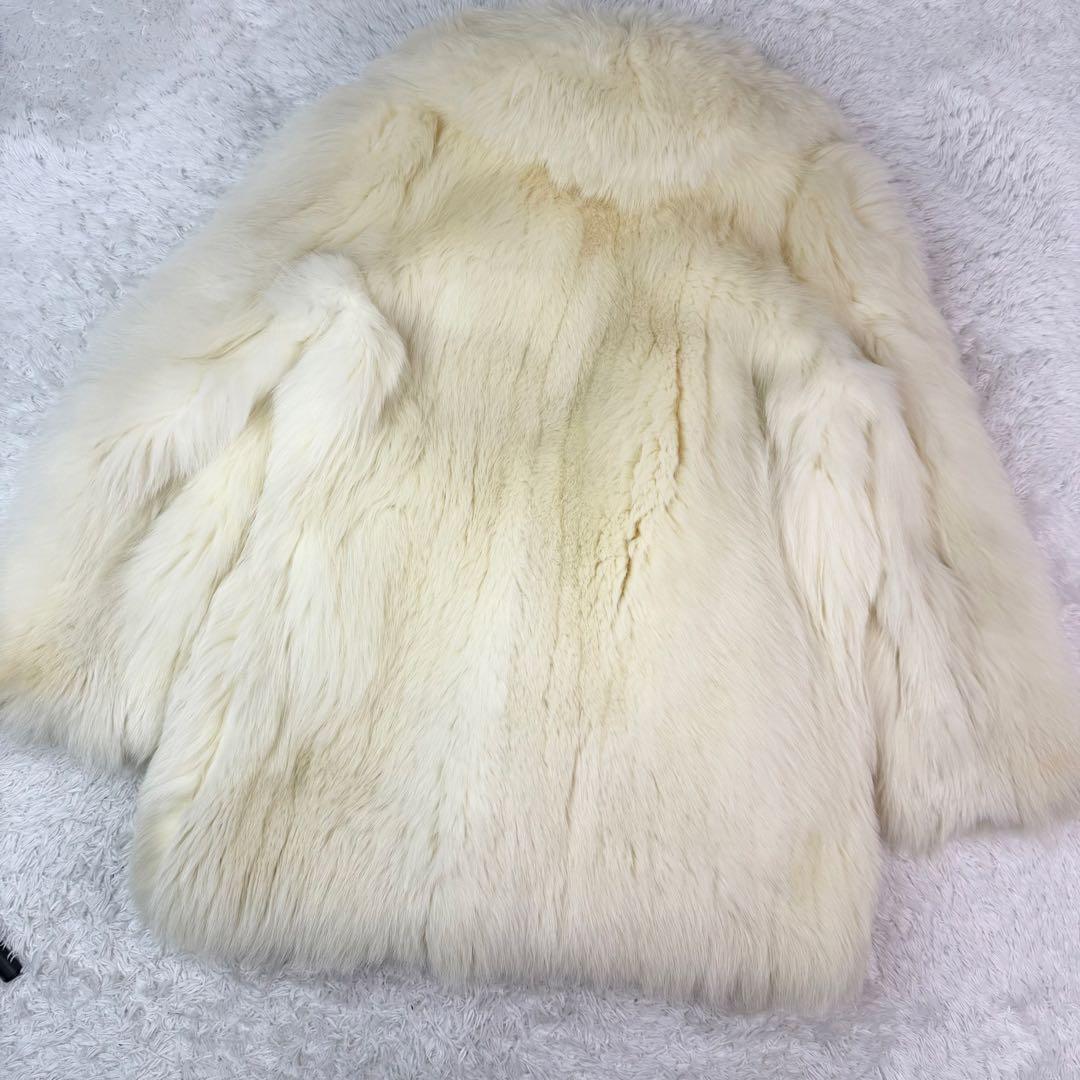 EMBA シャドーフォックス リアルファー 本毛皮 なめし柔らか 肉厚〇