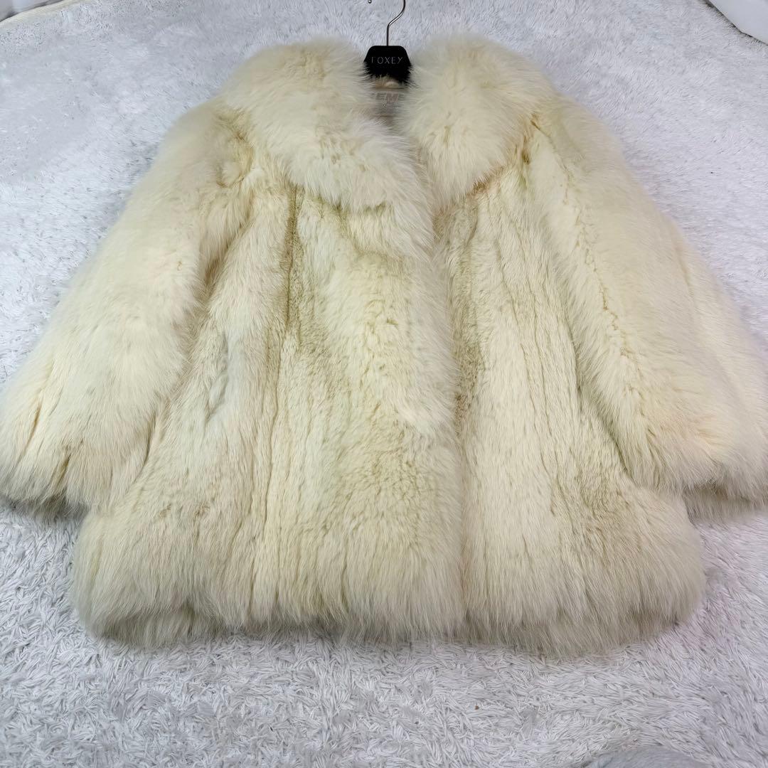 EMBA シャドーフォックス リアルファー 本毛皮 なめし柔らか 肉厚〇