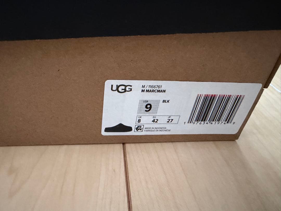 ＊新品＊UGG マークマンMARCMAN ブラック 27cm スリッポン