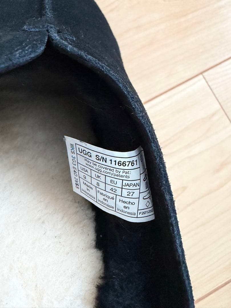 ＊新品＊UGG マークマンMARCMAN ブラック 27cm スリッポン