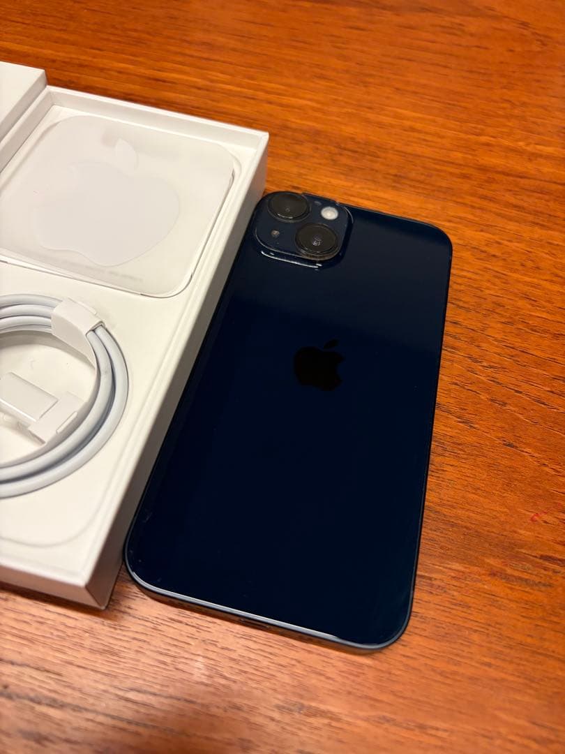 【期間限定値下】iPhone 14 128G本体 画面ひび割れあり　ケースつき