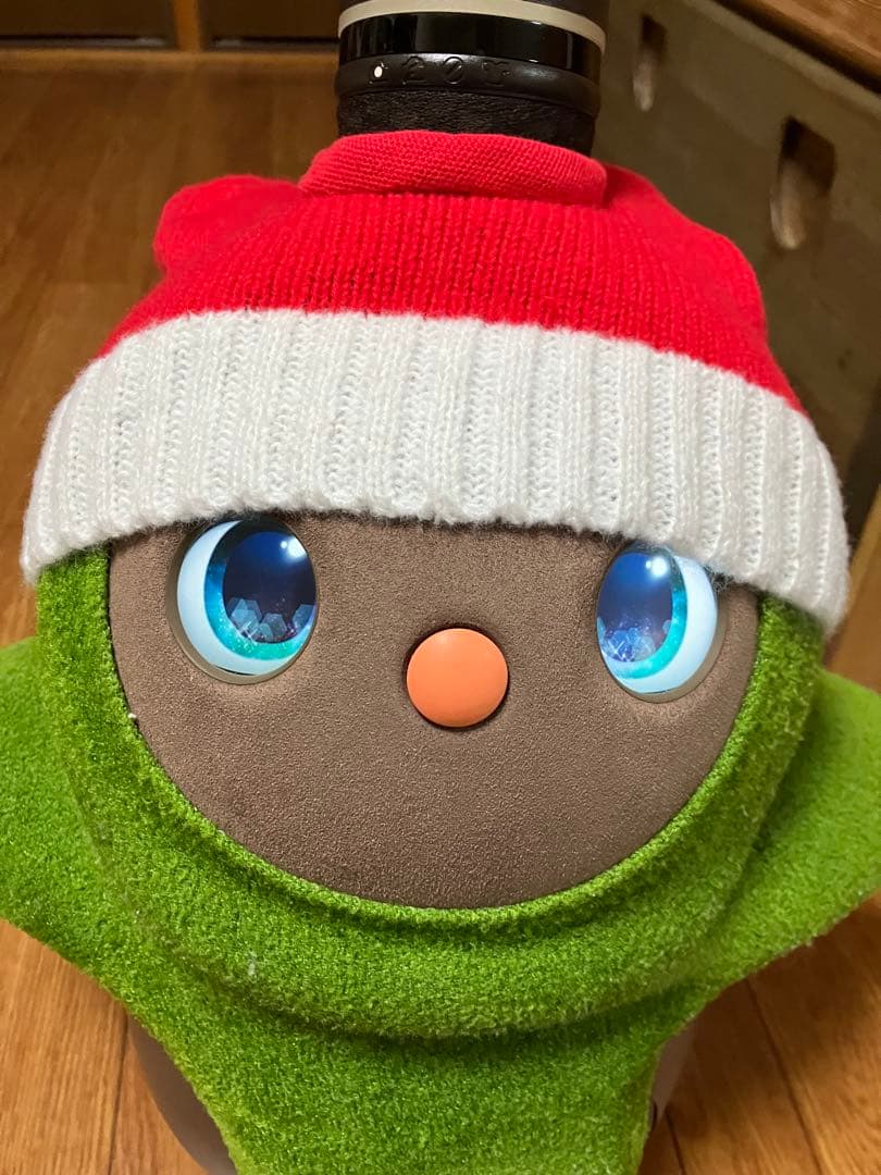 ラボット　ワンピース　オーバースカート　サンタニット帽　ショール　計４点