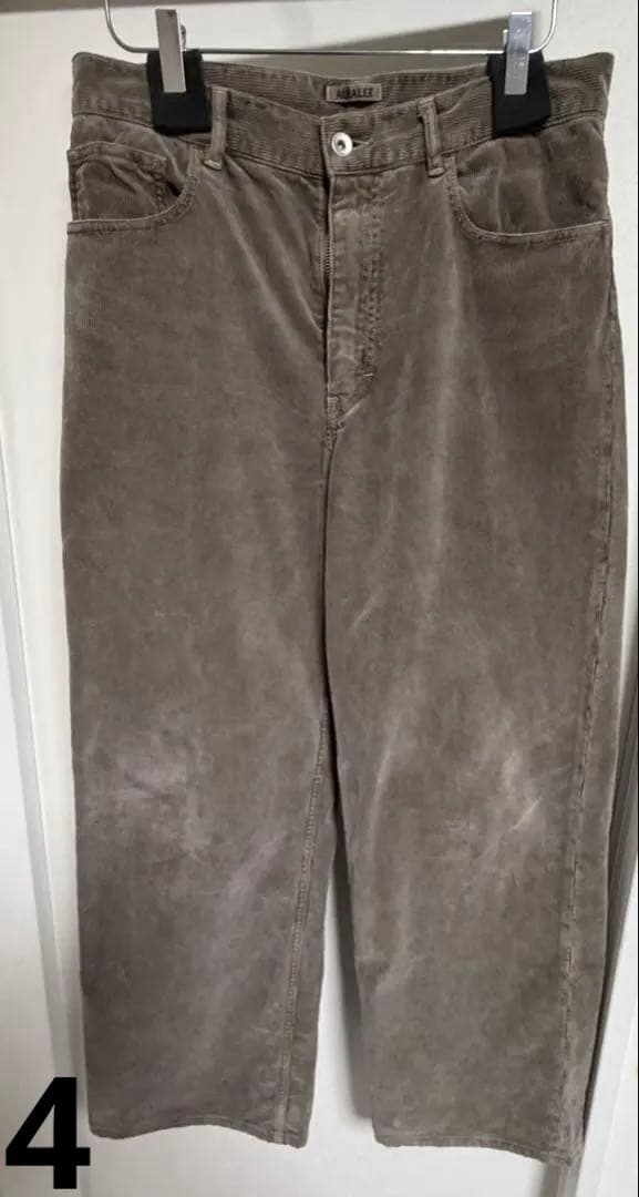 パンツ AURLEE PIGMENT DYED FINX CORDUROY 4