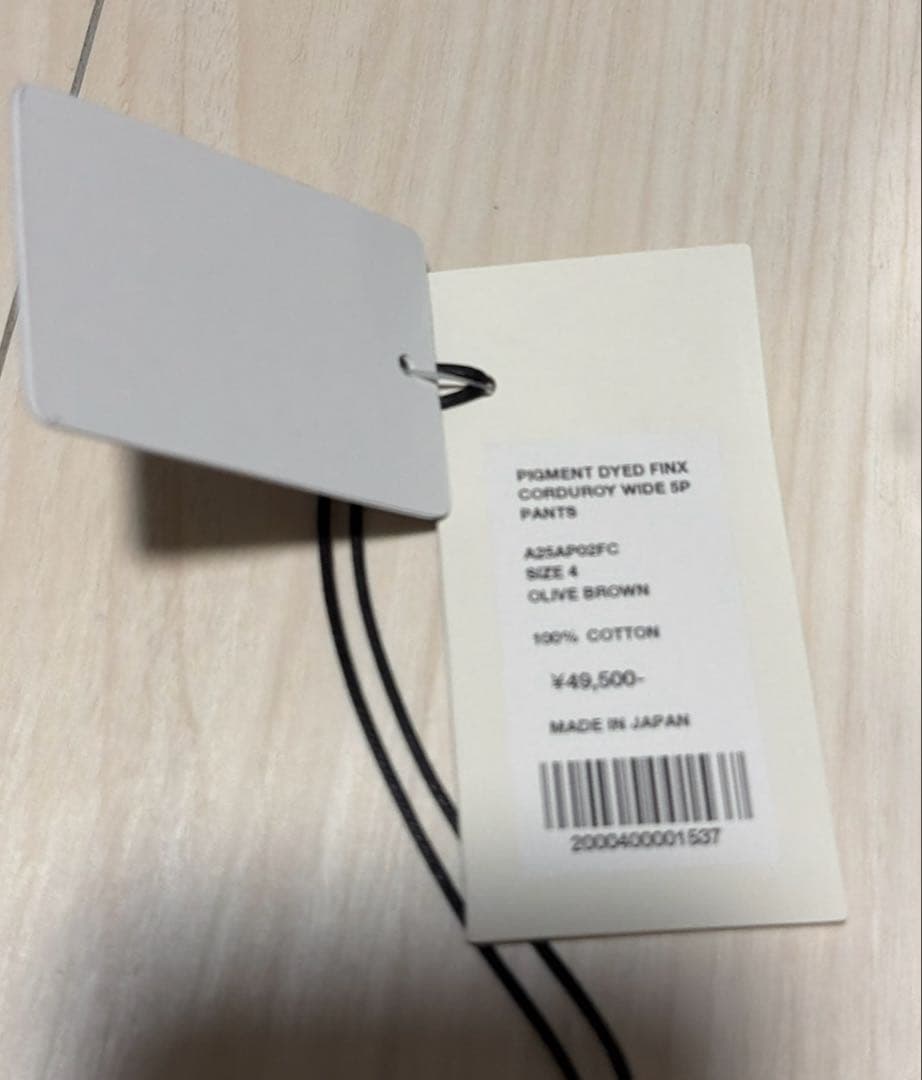 パンツ AURLEE PIGMENT DYED FINX CORDUROY 4