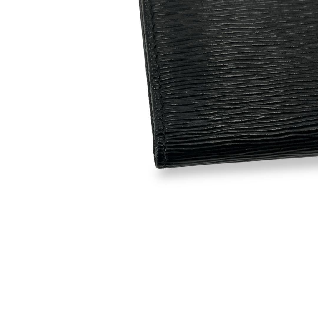 証明書付　良品　プラダ　6連キーケース　ゴールドロゴ　ブラック　レザー　男女兼用