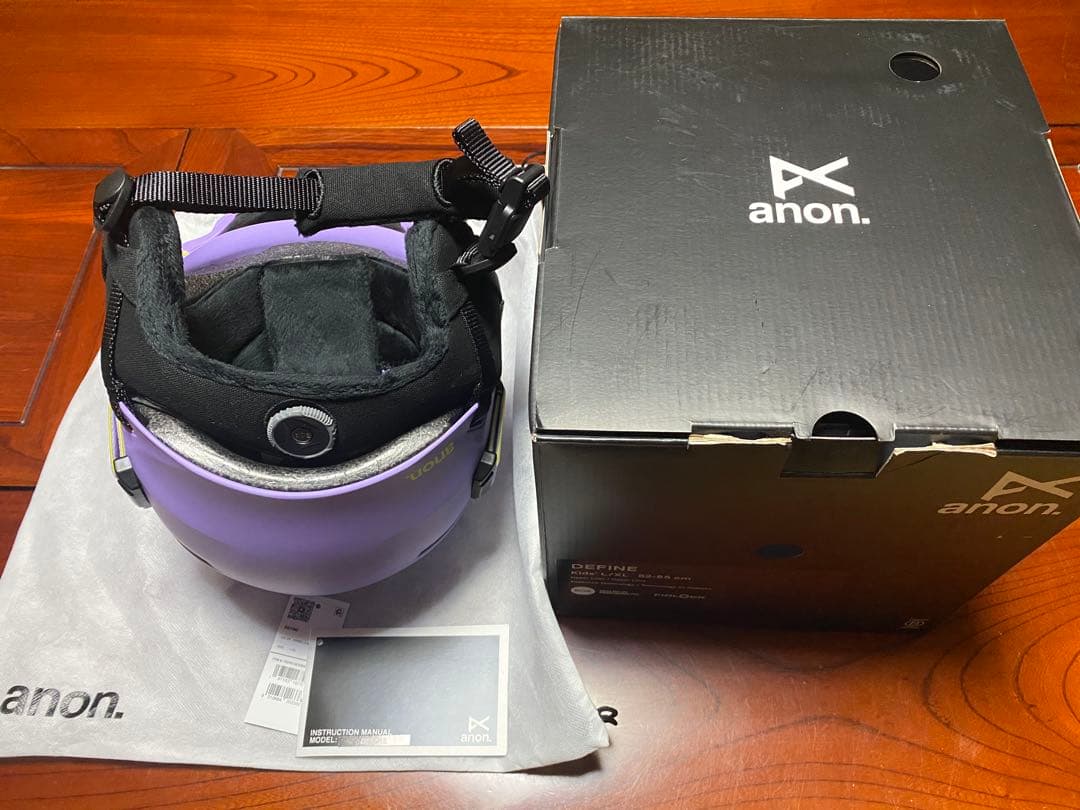 週末値下げ　試着品anon DEFINE kids ヘルメット 52-55cm