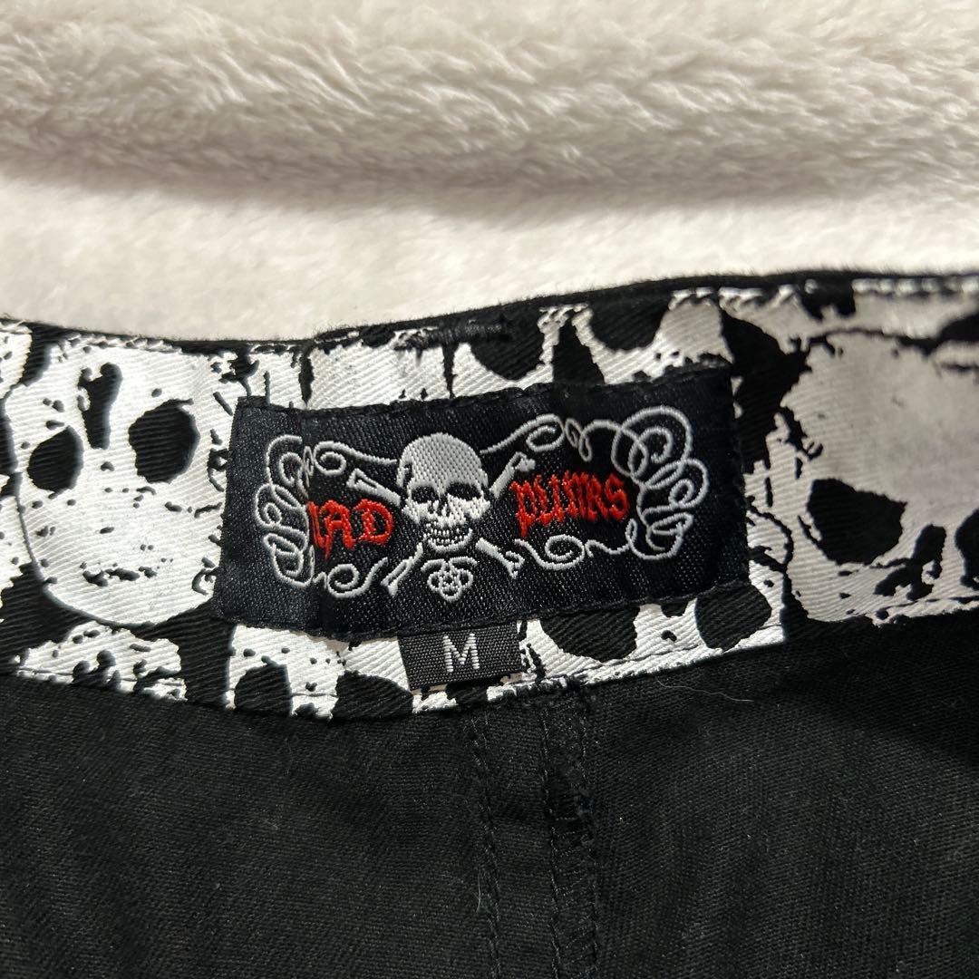mad punks ボンテージ パンツ パンク グランジ スカル y2k 黒