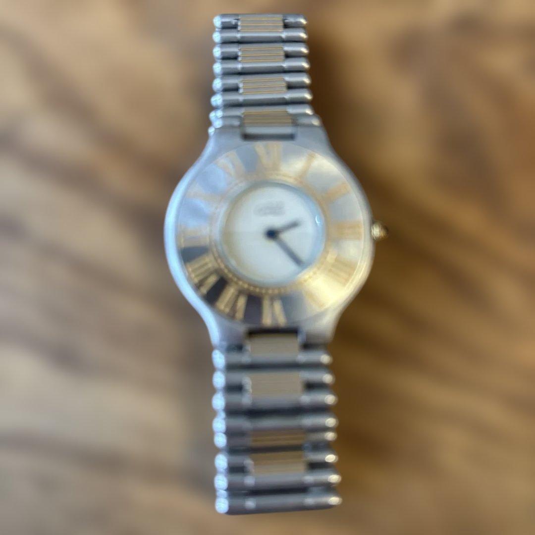 カルティエ　マスト21 ヴァンテアン　クォーツ腕時計 ステンレススチール製