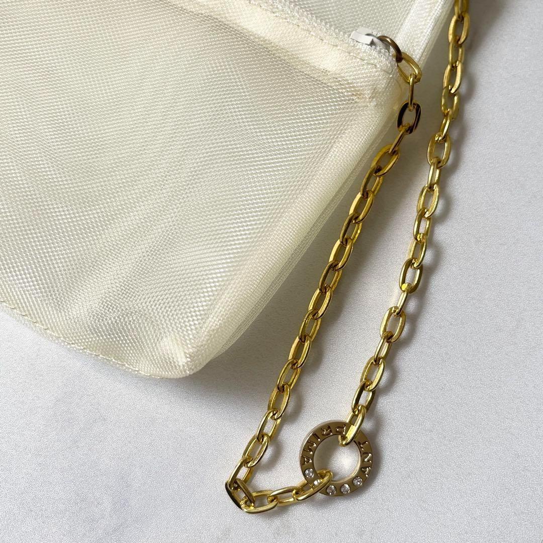 アンテプリマ イントレッチオ スモール トートバッグ ハンドバッグ ゴールド