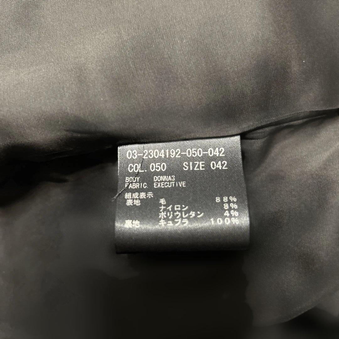 theory luxe executive パンツスーツ42　ブラック