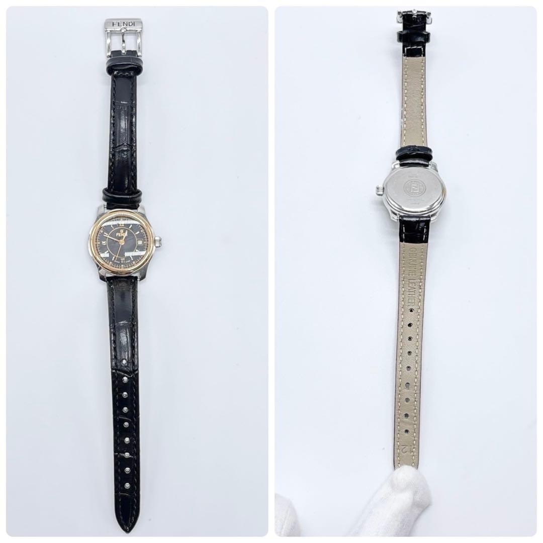 131A　稼働品　FENDI フェンディ　箱付き　カード付き　特徴　腕時計