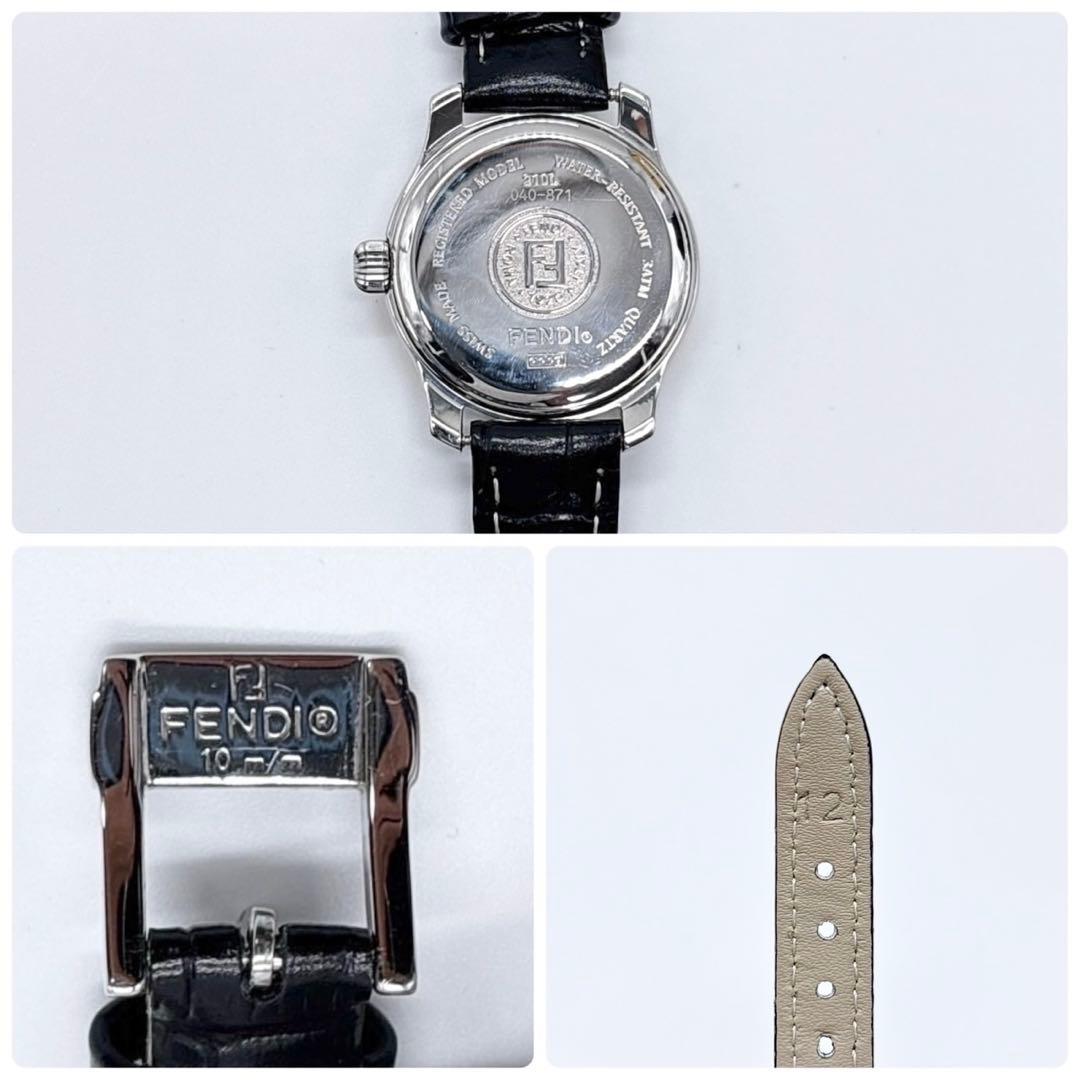 131A　稼働品　FENDI フェンディ　箱付き　カード付き　特徴　腕時計