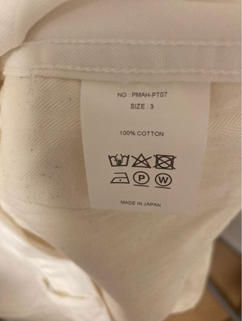 PHIGVEL MAKERS & CO. ホワイト チノパン