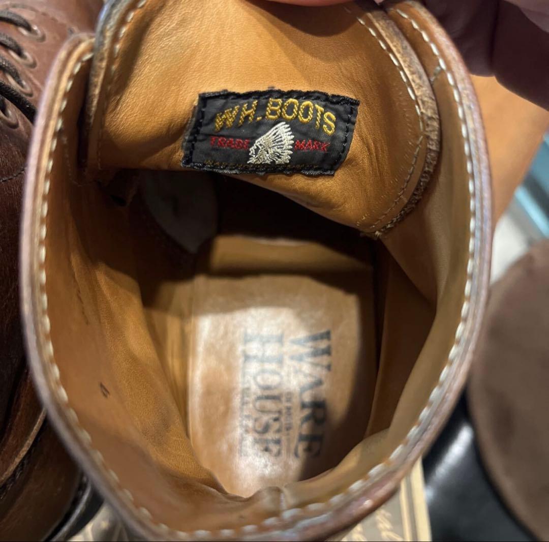 ウェアハウス　ホースレザーブーツ　ホースハイド　9 WAREHOUSE 27.0