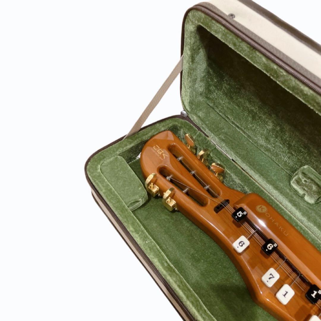 【美品】SUZUKI 電気ソプラノ大正琴 こはくCHK-1 和楽器 スズキ