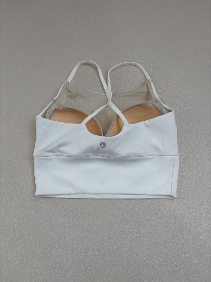 lava sukara リブカシュクールトップス　ライトブラウン ピラティス