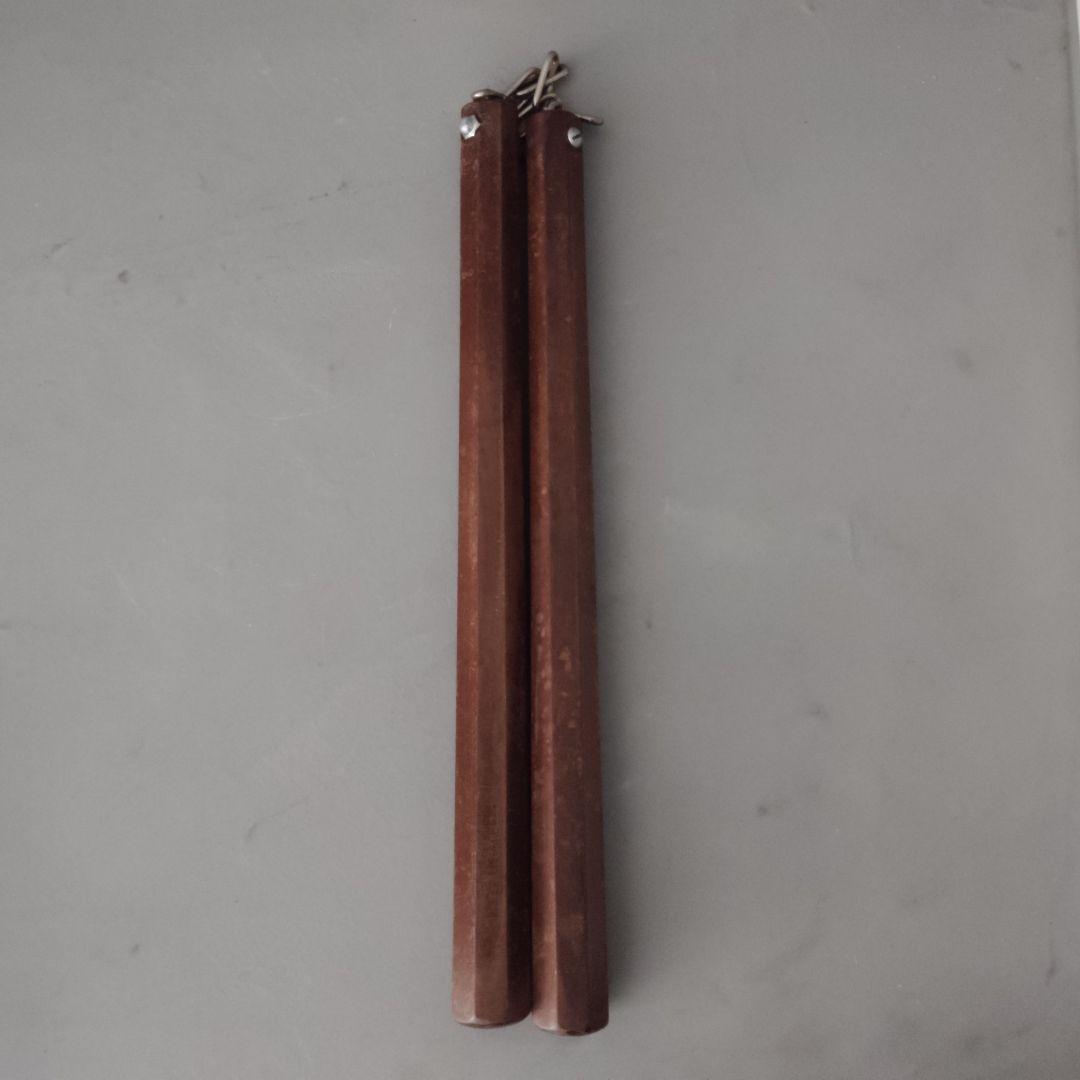 スヌケ　ヌンチャク　沖縄空手　古流武術　古武道　日本製　全長36cm　八角先太