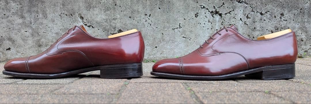 【クリスマスセール】J.M.WESTON300パンチドキャップトゥ7.5D超美品