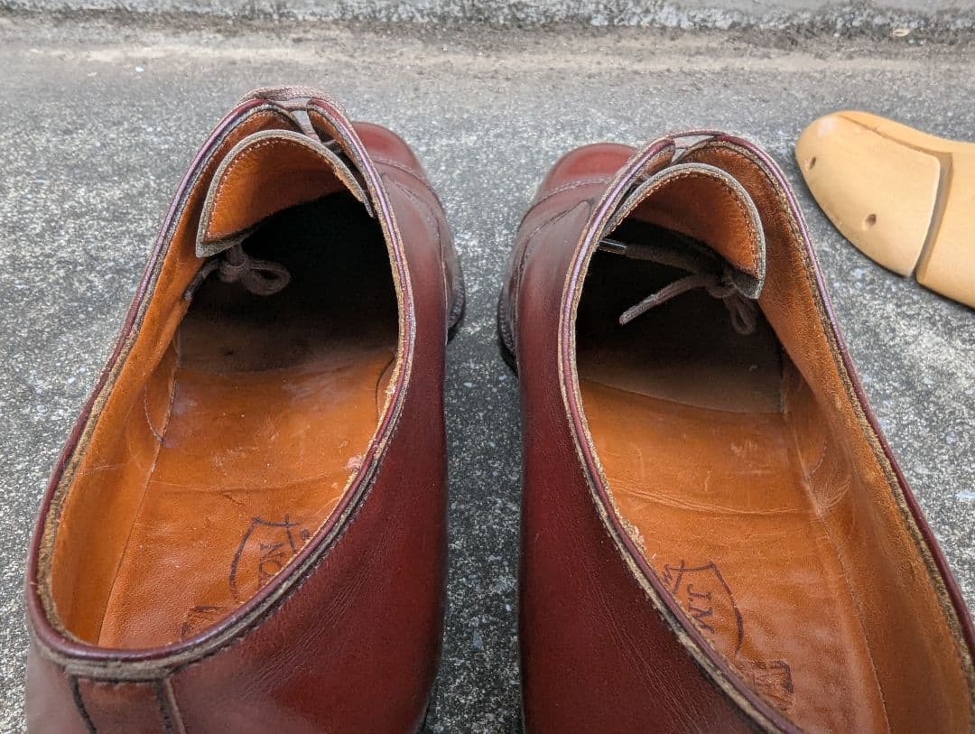 【クリスマスセール】J.M.WESTON300パンチドキャップトゥ7.5D超美品