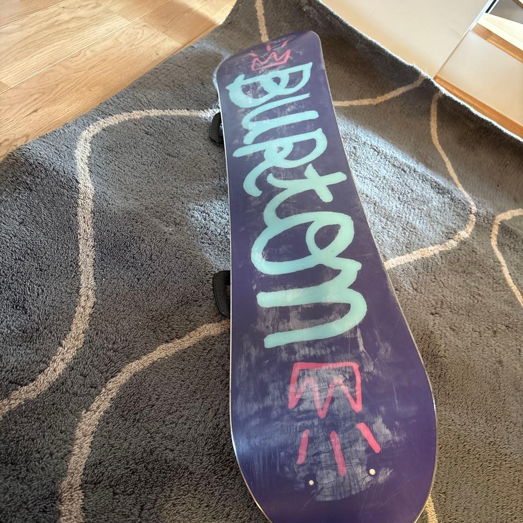 Burton スノーボード 動物イラスト 紫110センチ