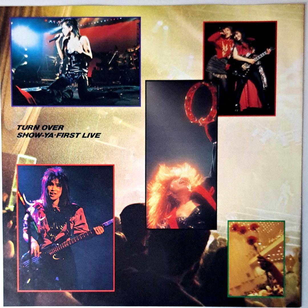 希少盤　Show-Ya　Turn Over　レコード　LP　FIRST LIVE