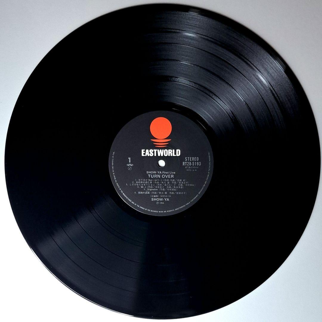 希少盤　Show-Ya　Turn Over　レコード　LP　FIRST LIVE