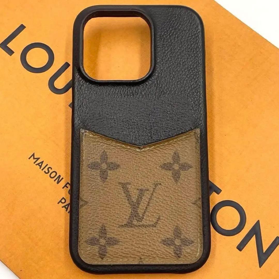 ルイヴィトン バンパー iPhone15Pro用 モノグラムリバース