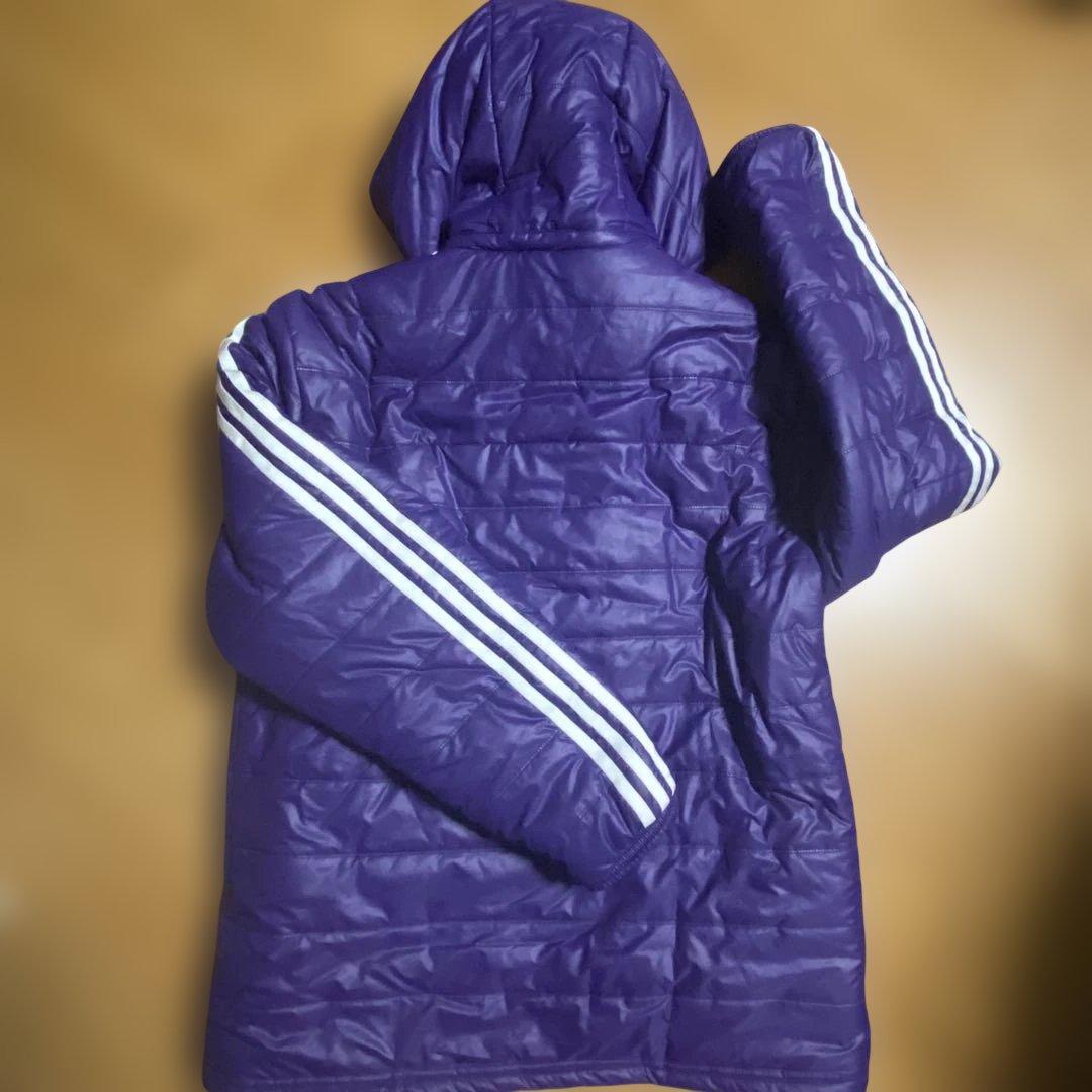 【希少・美品】レアルマドリード adidas ダウンジャケット M 紫