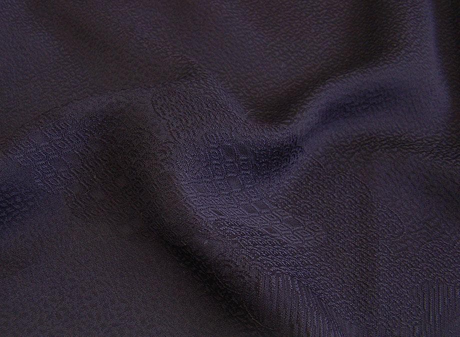 値下げ交渉ＯＫ！ちりめん地 色無地 小紋 正絹 Ｂ７８７