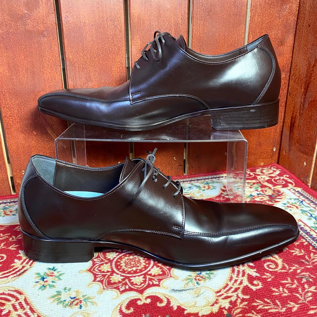 【美品】BENIRブライダルシューズ ウエディング26.5cm ダークブラウン